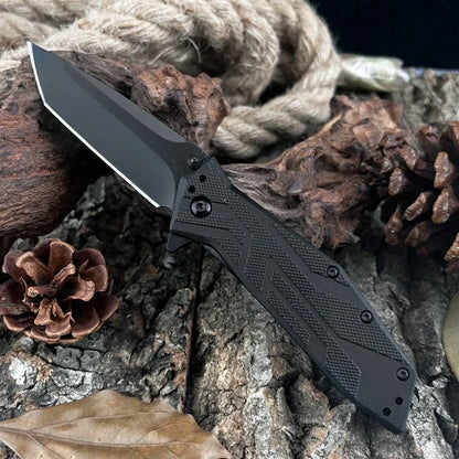 1990 folding knife, sturdy and durable, nylon handle 9cr18mo vblade, portable outdoor camping tool, a gift for men