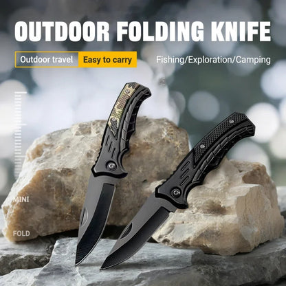 Folding knife Stainless steel High-hardness Pocket knife Outdoor Fishing knife Survival knife for Men