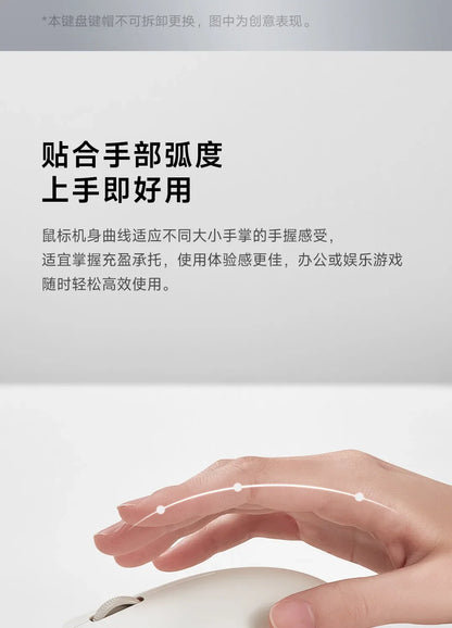Xiaomi Keyboard and Mouse Set 2 2.4G Wireless Keyboard and Mouse Set Office Slim Keyboard 104Keys Smart Energy-saving Sleep Mode
