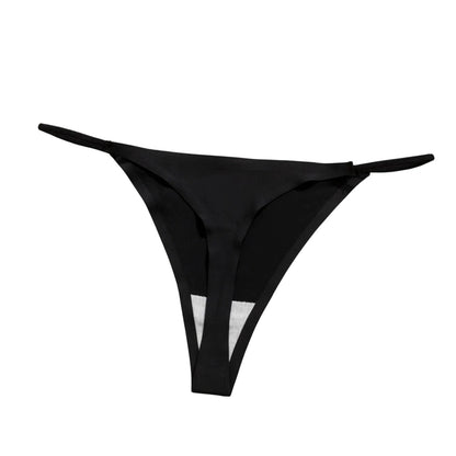Ice Silk Underwear Trendy Thin Strap Ladies Underwear Plus Size Underwear Lightweight Stretchy Breathable Smooth Soft Underwear