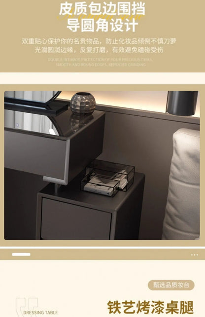 Drawer Vanity Table Accessories Drawer Storage Vanity Table Makeup Bedroom Coiffeuse Avec Miroir Et Tabouret Bedroom Furniture