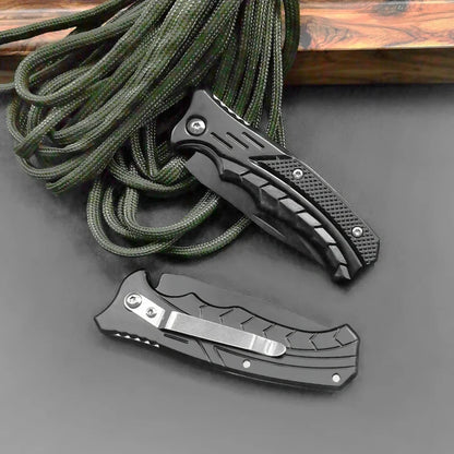 Folding knife Stainless steel High-hardness Pocket knife Outdoor Fishing knife Survival knife for Men