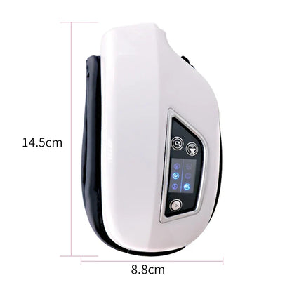 Electric Eye Massager Foldable Smart Airbag Vibrating Kneading Relax Massage Relieve Eye Dry Fatigue Bluetooth Music Eye Care