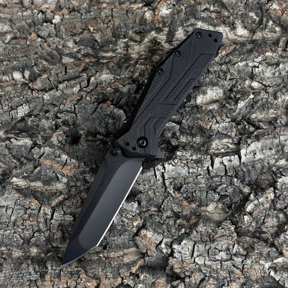 1990 folding knife, sturdy and durable, nylon handle 9cr18mo vblade, portable outdoor camping tool, a gift for men