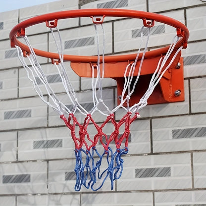Heavy-Duty Wall-Mounted Basketball Hoop with Adjustable Height,Backboard & Net - Space-Saving Indoor/Outdoor - Easy Installation