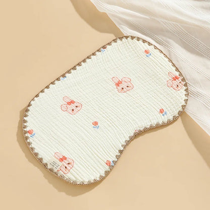 Newborn Baby 10-layer Cotton Gauze Flat Pillow Newborn Pillow Towel Baby Cloud Pillow Anti-vomiting Pillow