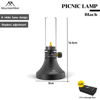Mountainhiker search banner gas lamp camping gas lamp lighting outdoor camp tent atmosphere lamp gas lamp candle lamp