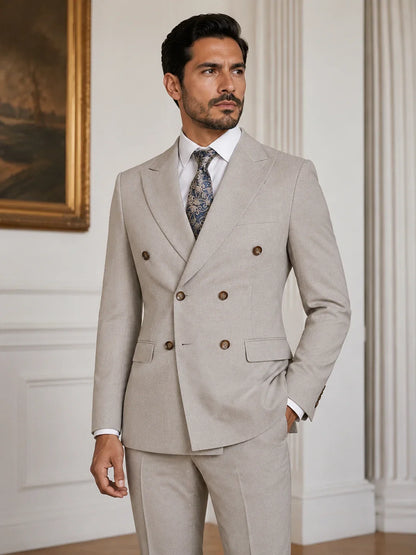 ST Cassy High Quality Elegant Man Suit 2 Piece Set Party Outfit Modern Wedding Dinner Suit for Men Stylish Business Office Suit