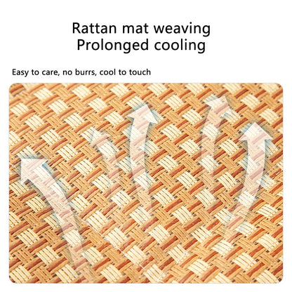 Pet Summer Mat Cute Dog Cooling Sofa Breathable Small Dog Bed Cushion Moistureproof Rattan Wear Cat Mat Accessories
