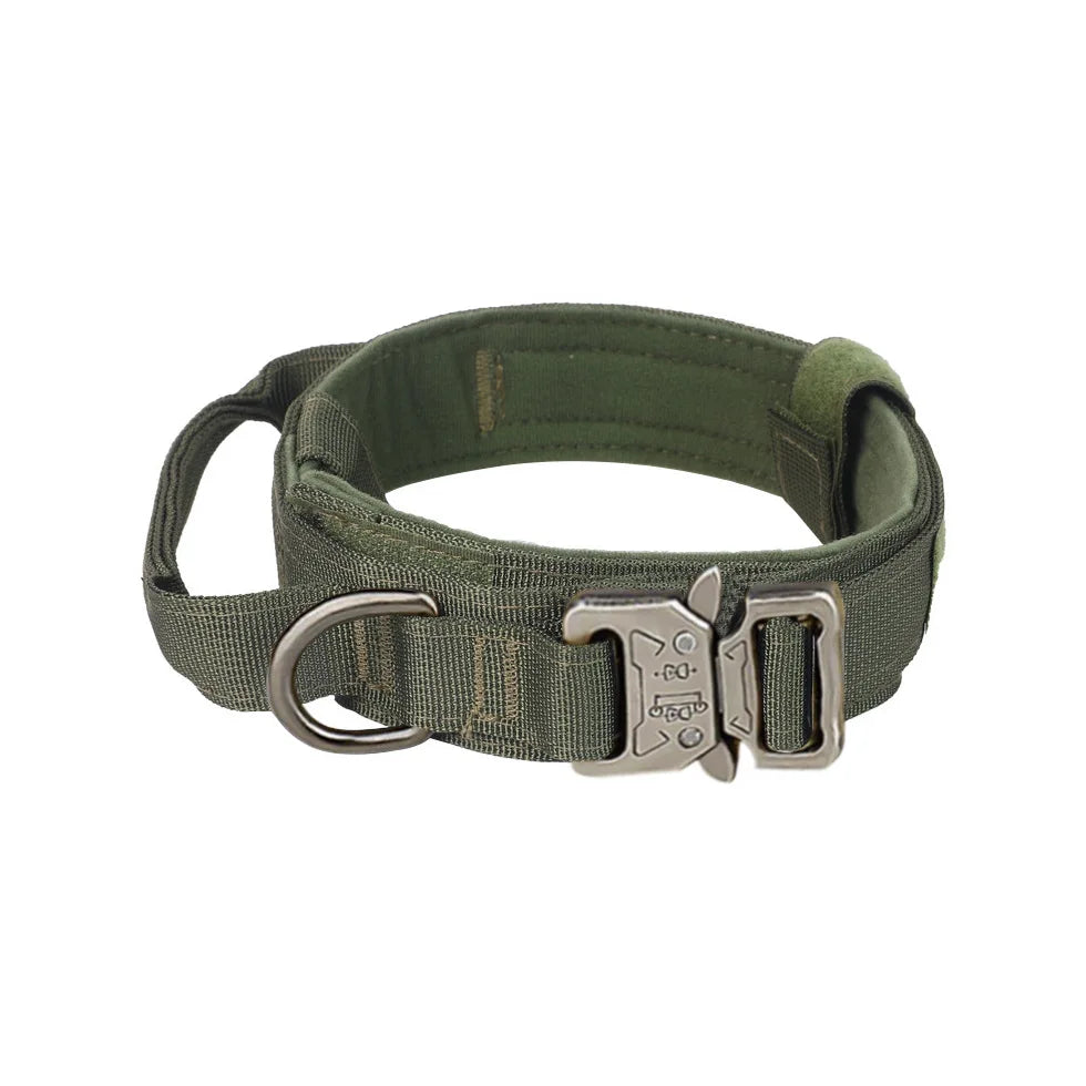 Dog Traction Tactical Collar Outdoor Neck Ring Thickened Large Dogs Can Hold Dog Neck Cover dog collar