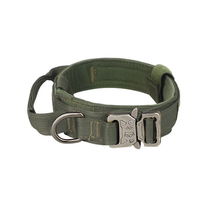 Dog Traction Tactical Collar Outdoor Neck Ring Thickened Large Dogs Can Hold Dog Neck Cover dog collar
