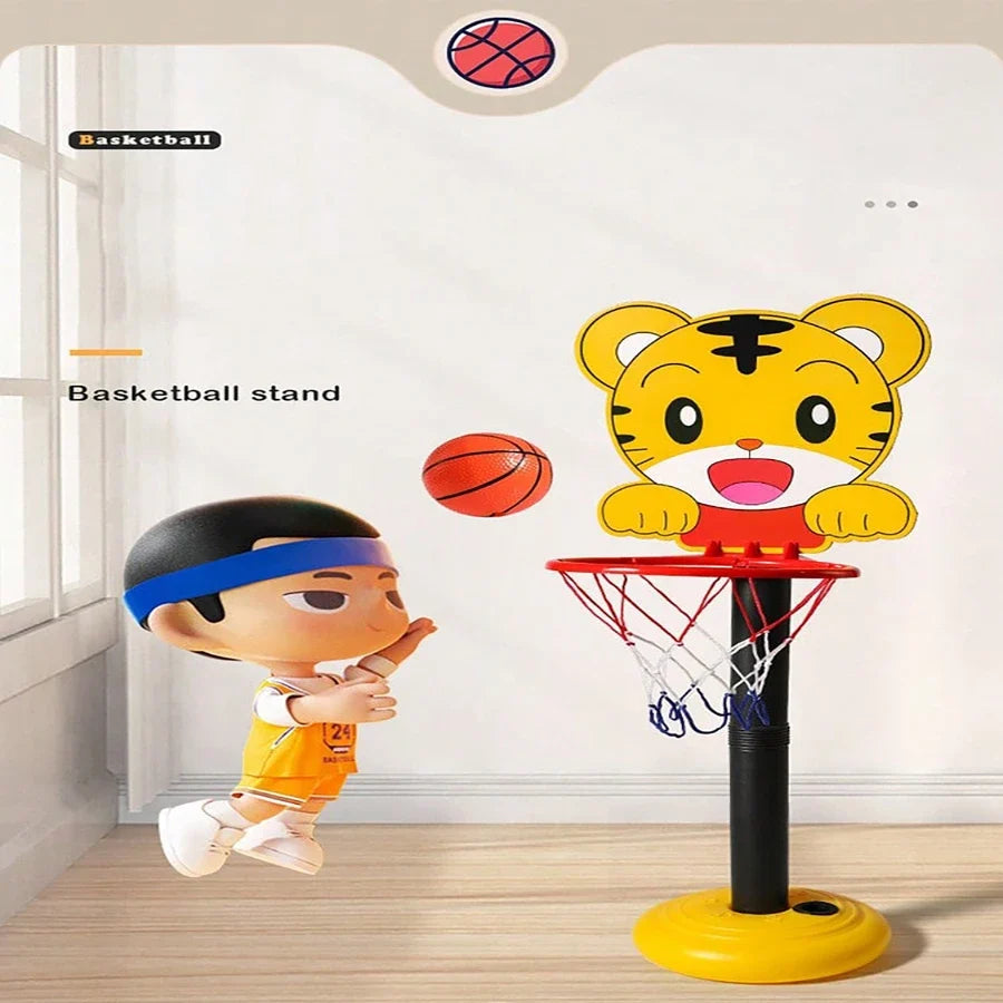 Outdoor Indoor Mini Basketball Hoop for Toddler Adjustable Basketball Goal with One Ball for Kid Birthday Gift for Age 1 and Up