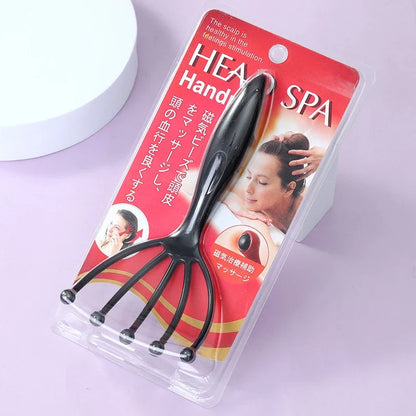 Five-claw Magnetic Bead Handheld Head Scalp Massager Neck Comb Relax SPA Hair Care For Scratching Head Relief Pressure
