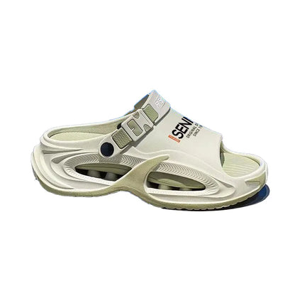 Men Sandals Slip On 2 in 1 Summer Outdoor Thick Sole Non Slip Waterproof Driving Shoes