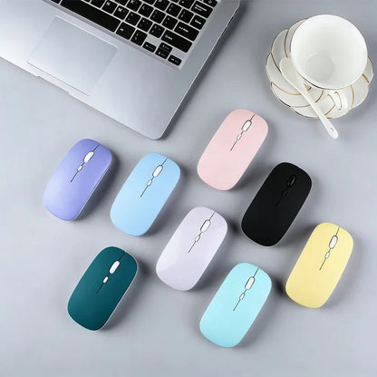 JP-Wireless Bluetooth keyboard ultra-thin and silent. Suitable for computers, tablets. Keyboard and mouse set for office use.
