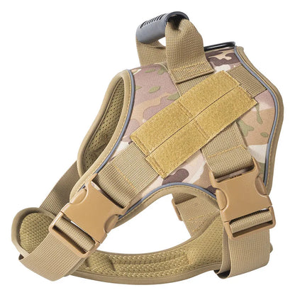 Tactical Dog Harness for Large Dogs No Pull Explosion Proof Heavy Duty Adjustable Military Grade K9 Training Walking Vest