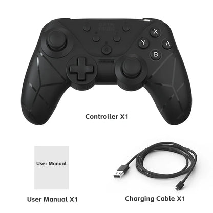 Data Frog Wireless Game Controller for Switch Console/Lite/OLED | NFC, Turbo, Vibration Adjustment Gamepad Joystick