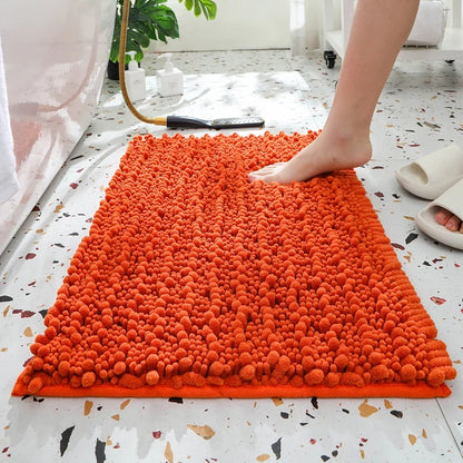 1 Piece Bathroom Carpet Bath Mat, Non-Slip Super Thick Lotus Pine Soft