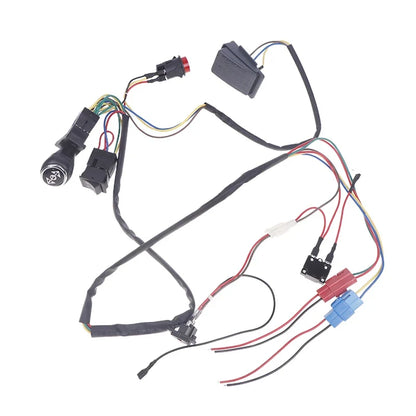 //Children Electric Car DIY Modified Wires And Switch Kit With 2.4G Bluetooth RC And Controller For Baby Electric Car Self-made