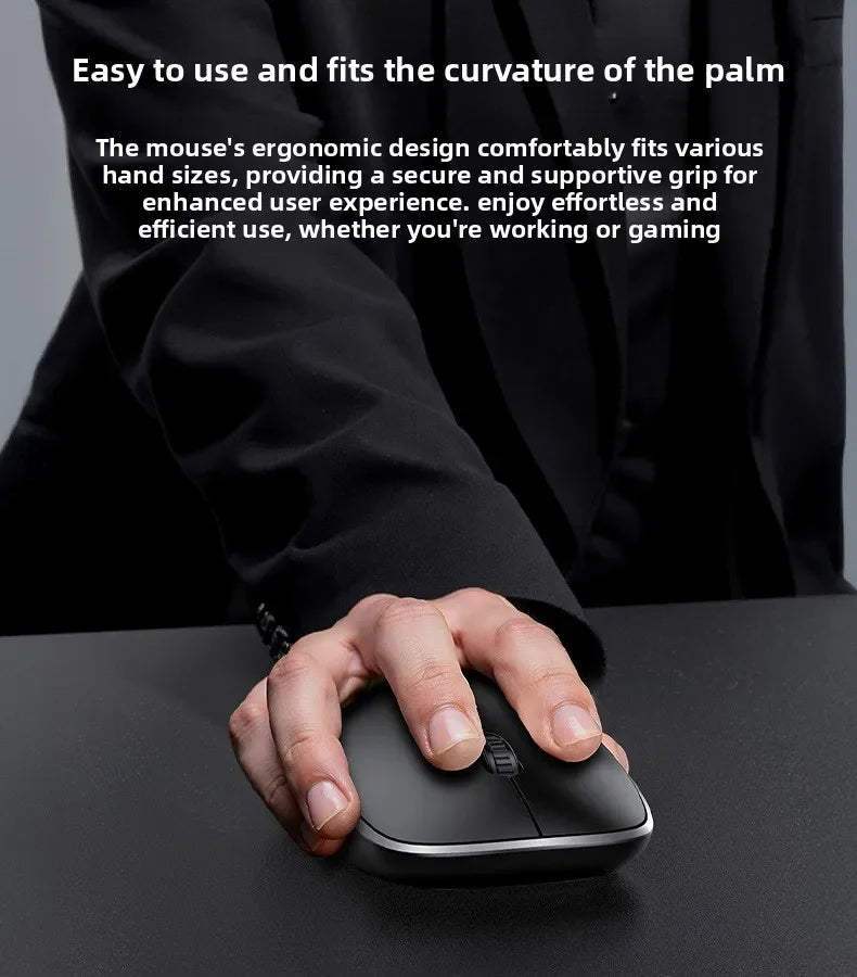 Portable USB Wireless Keyboard and Silent Mouse Set for Home, Office, and Gaming Use