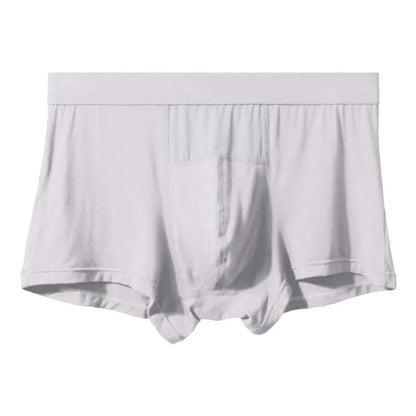 Men's Underwear - Silk Flat-front Briefs - Modal Four-Piece Briefs - Summer Breathable - Summer Lightweight Underpants