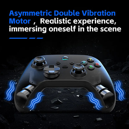 G6 wireless mobile game controller with Hall trigger and Hall joystick supporting switch/pc/android/IOS