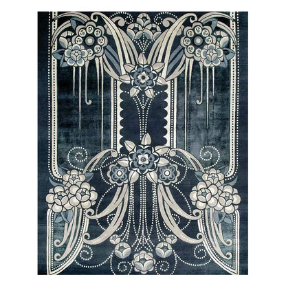 Light Luxury Cloakroom Carpet Home Non-slip Mat Large Area Bedroom Decor Washable Rug European Retro Carpets for Living Room