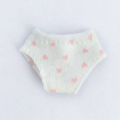 Cute OB11 Doll's Underwear DIY Elasticity Cotton Underwear 12 Colors Briefs Underwear