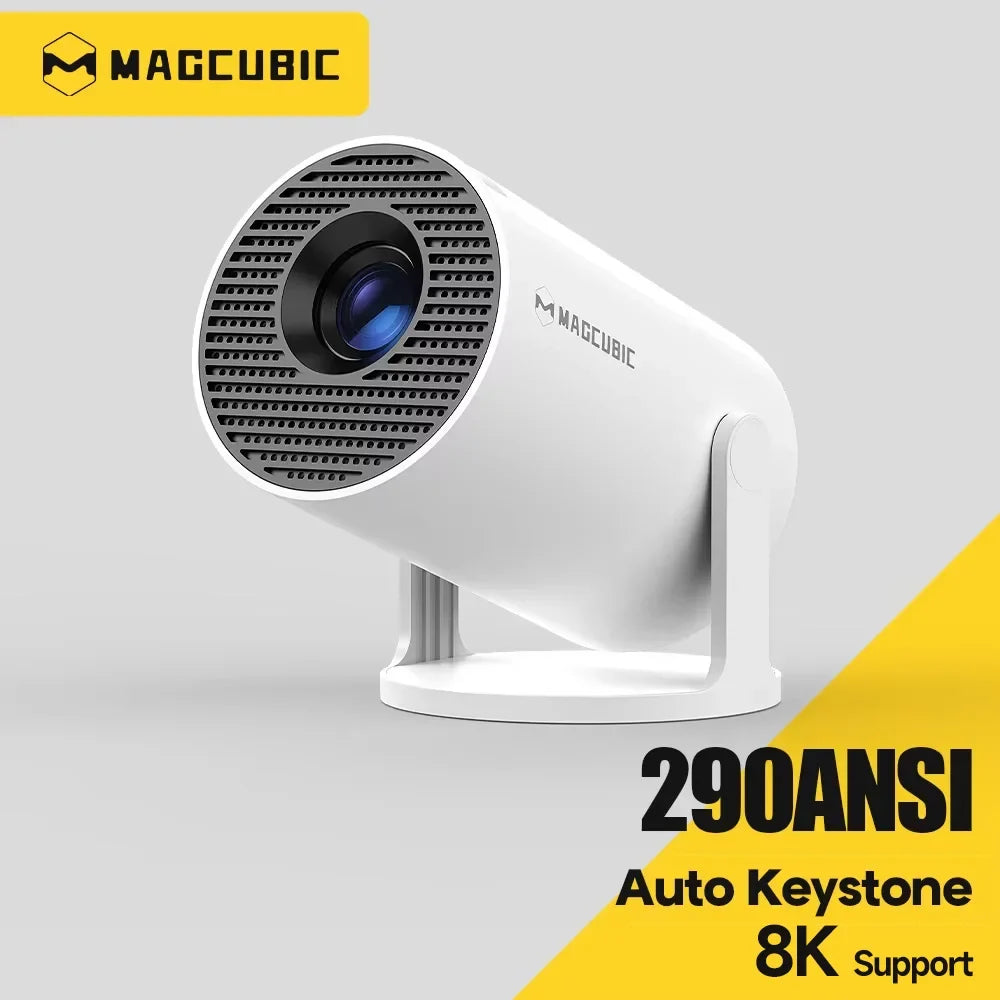 Magcubic Projector HY300 Pro 8K 1080P Outdoor Projetor Android 14 Dual Wifi6 290ANSI Allwinner H726 Home Cinema Projetor