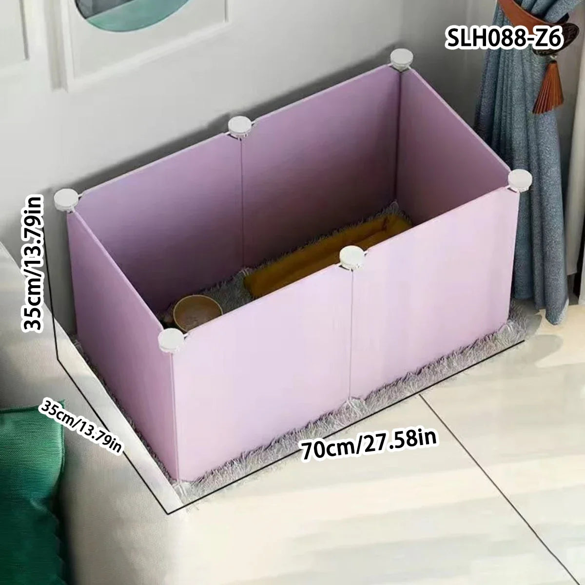 Dog Pet Fence Indoor Isolation Gate Dog Cage Small Dog Iron Guardrail Freely Combinable Cat and Dog Pet Fence