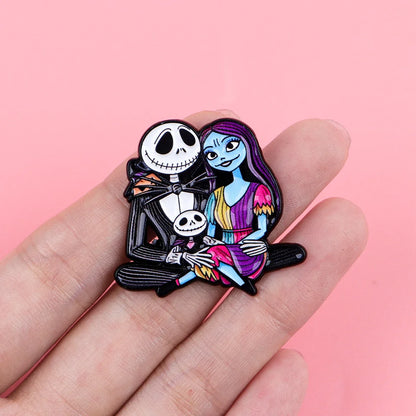 Cute Frog Enamel Pin Cartoon Animals Brooch for Fans Backpack Clothing Decoration Movie Jewelry Christmas Gifts