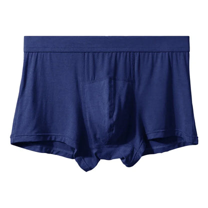 Men's Underwear - Silk Flat-front Briefs - Modal Four-Piece Briefs - Summer Breathable - Summer Lightweight Underpants