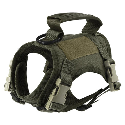 Tactical Puppy Harness For Small Dogs Adjustable Cat Harnesses Vest For Military Service Dogs Training Kitten Cat Accessories