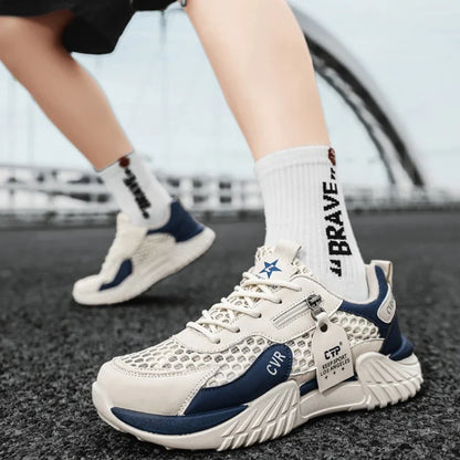 Men's Shoes Designer Luxury Outdoor Running Shoes Soft Sole Non Slip Breathable Tennis Shoe Fashion 2026 New Men Sneakers Spring