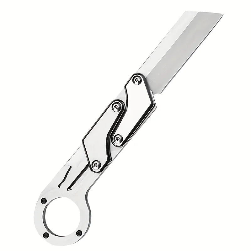 1pc Multifunctional Folding Knife Stainless Steel Pocket Knife High Hardness Outdoor Hiking Hunting Survival Knife EDC Tools