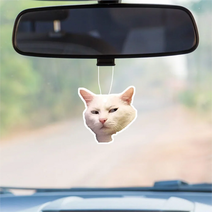 1pc Funny Cat Design Car Aromatherapy Tablet, Car Fragrance Tablet
