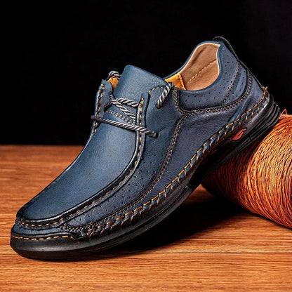 Shoes for Men 2023 Handmade Leather Casual Sneakers Comfort Design Man Shoe Business Leather Fashion Plus Size Shoes for Men