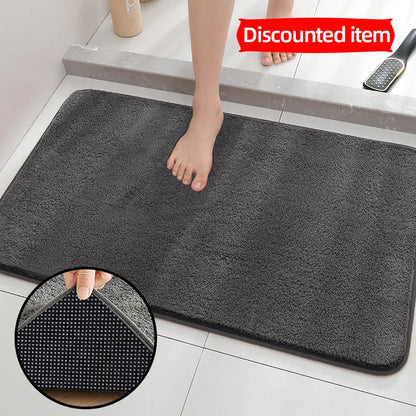 Non-slip Hollow Bath Mat, Foot Massage Shower Mat, Quick-drying Bathtub Mat for Bathroom, Hotel & Floor, Grey