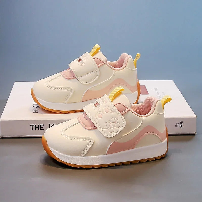 New Fashion Children's Causal Sneakers for Girls Cute Patchwork Kids Sports Shoes Soft Versatile Boys School Running Sneakers