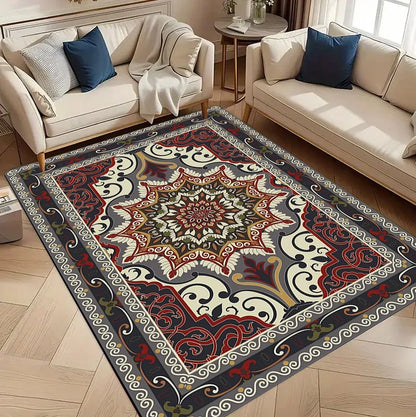 Persian Luxury  Red Carpet Living Room Large Size Rug Non-slip Home Decoration Bedroom Lounge Rug