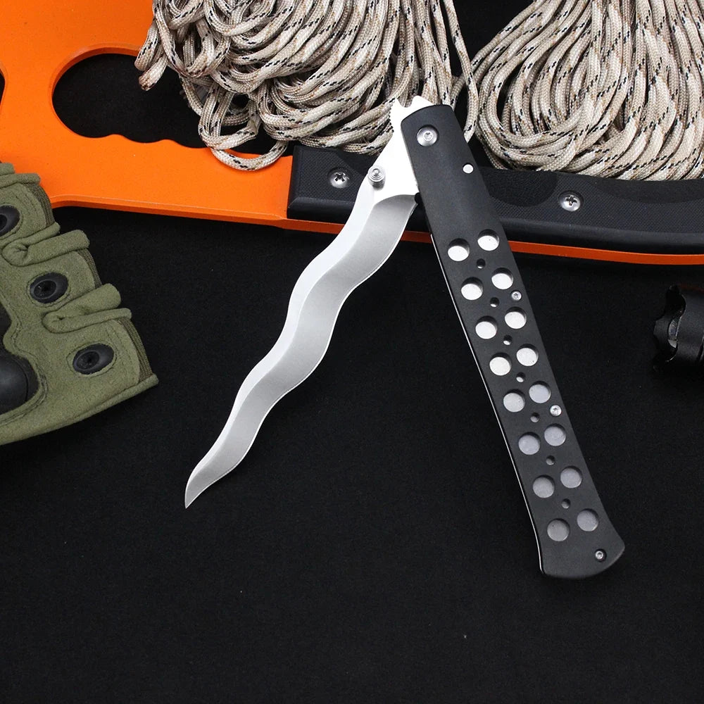 Folding Knife TI LITE Flipper Knife S35VN Blade Outdoor Professional Military Tactical Hunting Survival Self defense Knives Tool