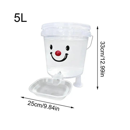 3/5L Dog Automatic Water Dispenser Auto Cat Dog Fountain Bowl Cartoon Puppy Fountain Dispenser For Home pet  Water Dispenser