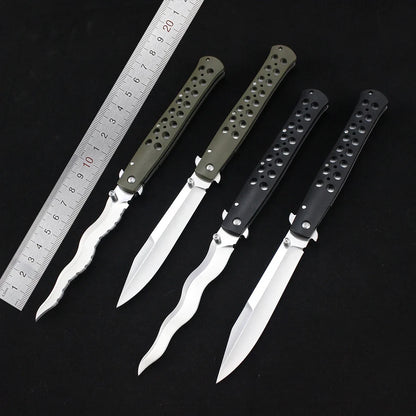 Folding Knife TI LITE Flipper Knife S35VN Blade Outdoor Professional Military Tactical Hunting Survival Self defense Knives Tool