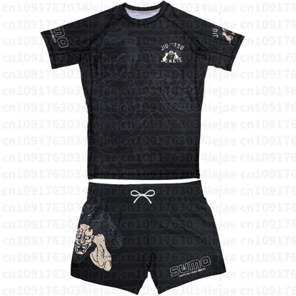 2026 Summer Freestyle Wrestling Set: Breathable, Quick-Drying Y2K Style Short-Sleeve T-Shirt + Shorts Two-Piece Set, Unisex
