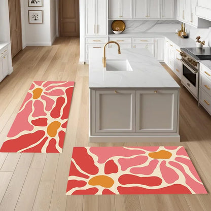 Kitchen Rug Non Slip Kitchen MatWashable Anti Skip Kitchen RugVivid Colors Kitchen CarpetHome Decorative Washable RugHome Gift