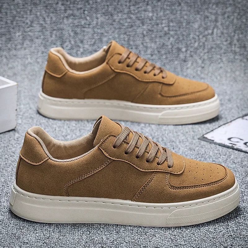 New low cut men's casual sports shoes fashionable student board shoes men's single shoes