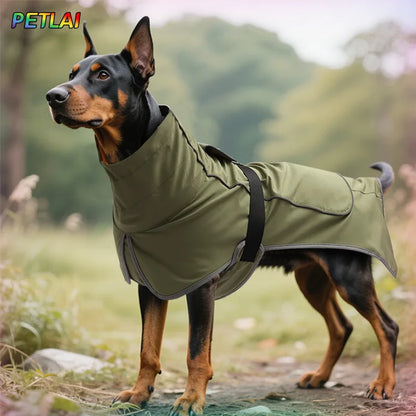 Dog Clothes Outdoor Jacket Outfit Waterproof Rainproof Clothing Coat Pet Outdoor Rain Dual Use Cloth Large Dog Pet Wind Clothes