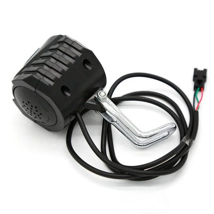 NEW E-Bike 12V 24V 36V 48V 60V 72V Electric Bicycle Light with Horn Waterproof IPX4 Headlight Horn Set Front Headlight Horn Set