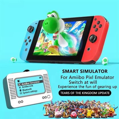 For Amiibo Emulator NFC Smart Game Simulator Infinite Card Swipe Universal For Switch2/Switch WiiU 3DS Portable Reader Writer