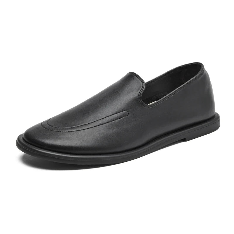 Women's Loafers Genuine Leathe 2026 Non-slip Flat Slip-on Shoes For Women Large-size Cow Suede Shallow-mouth Female Shoes